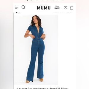 Show Me Your Mumu Everhart Jumpsuit in Lunar Denim